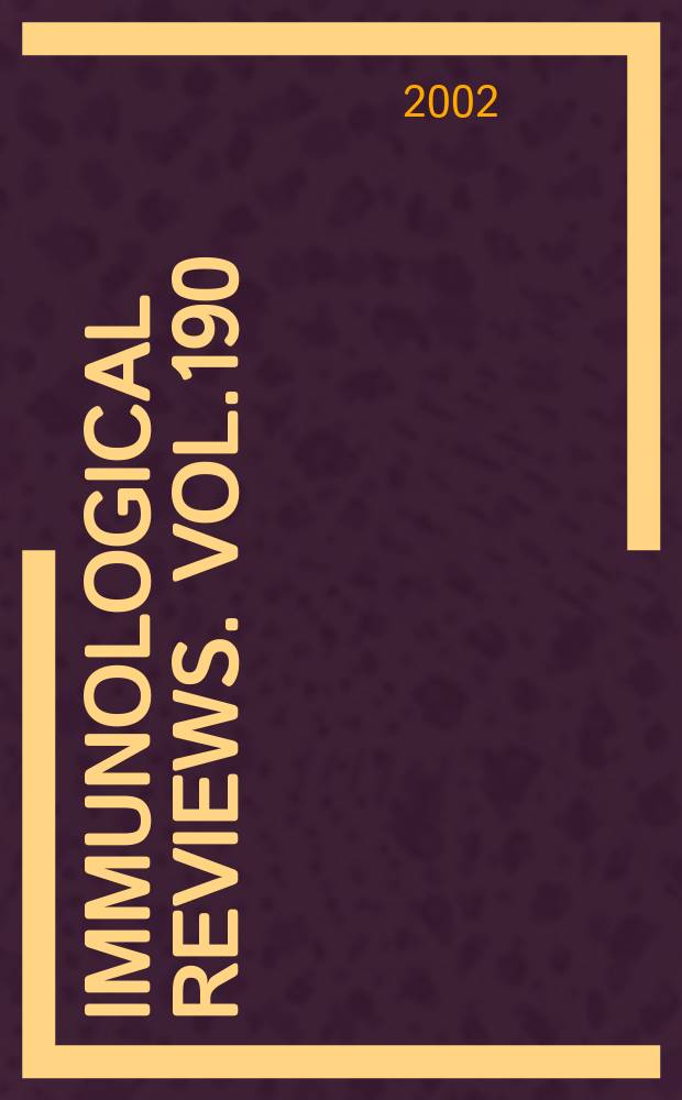 Immunological reviews. Vol.190 : Genetic diversity and genomics of the immune response