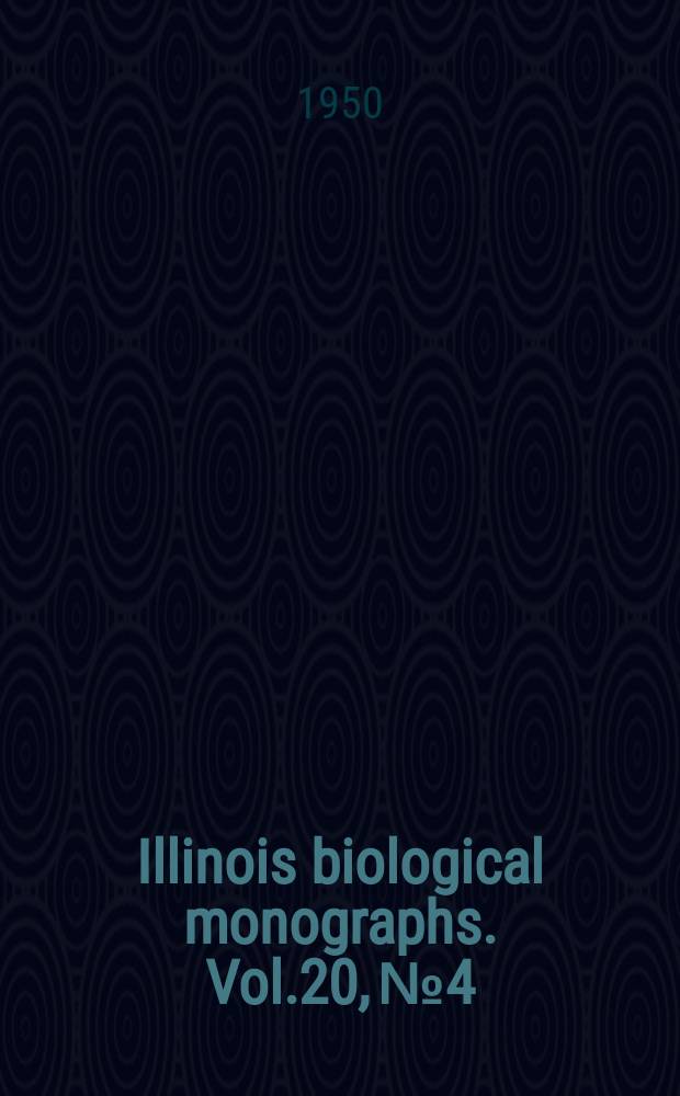 Illinois biological monographs. Vol.20, №4 : The morphology and phylogeny of Auchenorhynchous Homoptera (Insecta)