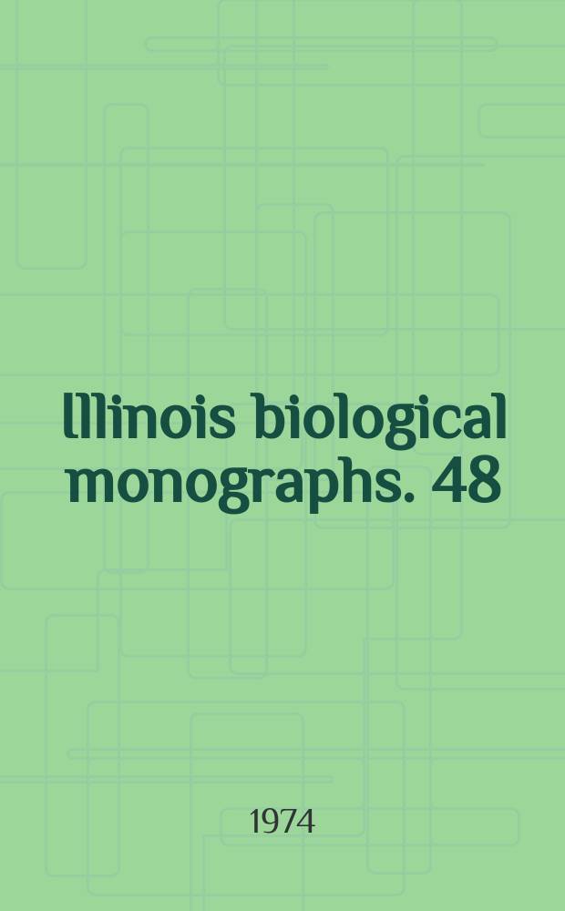 Illinois biological monographs. 48 : The Eragrostis pectinacea-pilosa complex ...