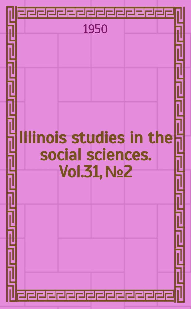 Illinois studies in the social sciences. Vol.31, №2 : The metropolitan visitations of William Courteney archbishop of Canterbury 1381-1396