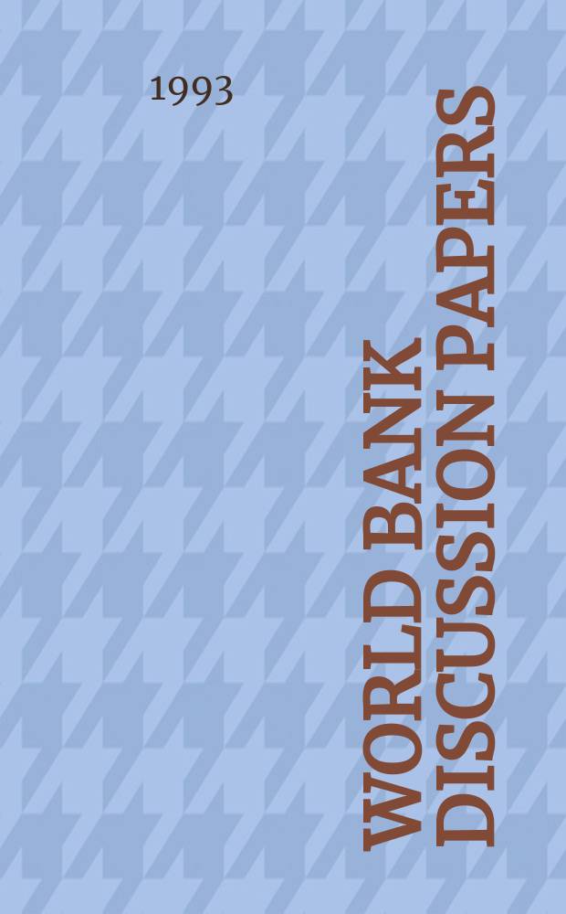 World bank discussion papers : Indigenous views of land and the environment