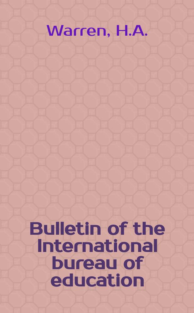 Bulletin of the International bureau of education : Educational documentation and information. Year47 1973, №186 : Technical and vocational education