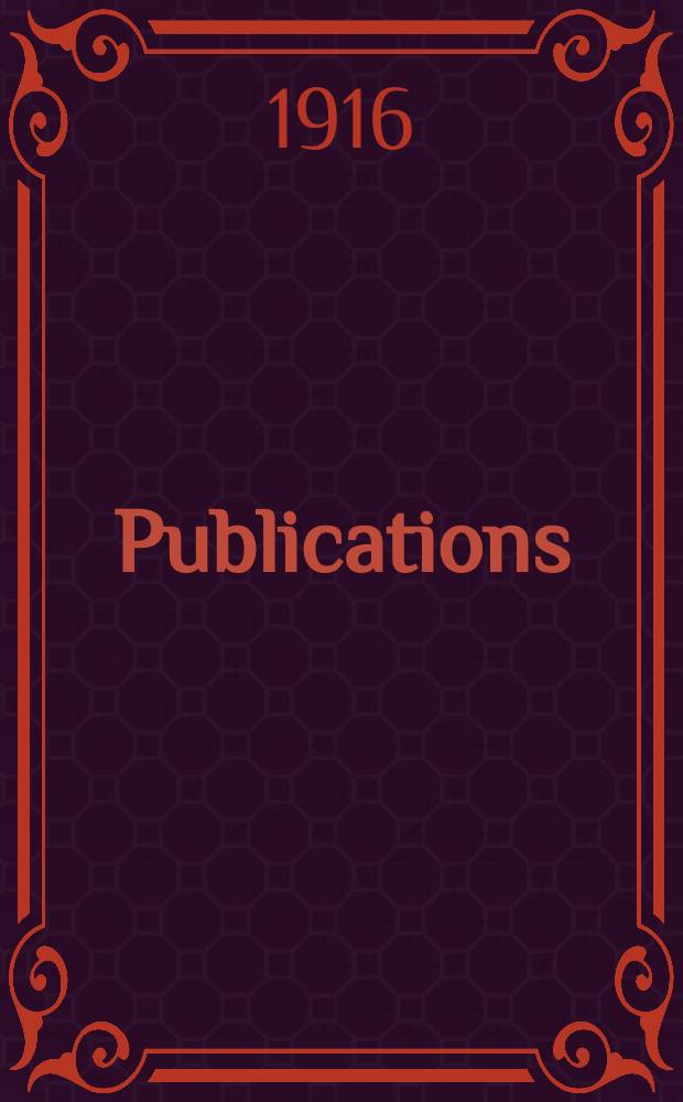 [Publications]
