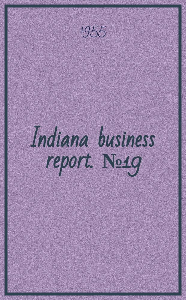 Indiana business report. №19 : Methods of agency continution
