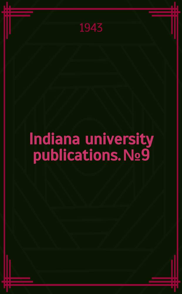 Indiana university publications. №9 : Defoe's sources for Robert Moore