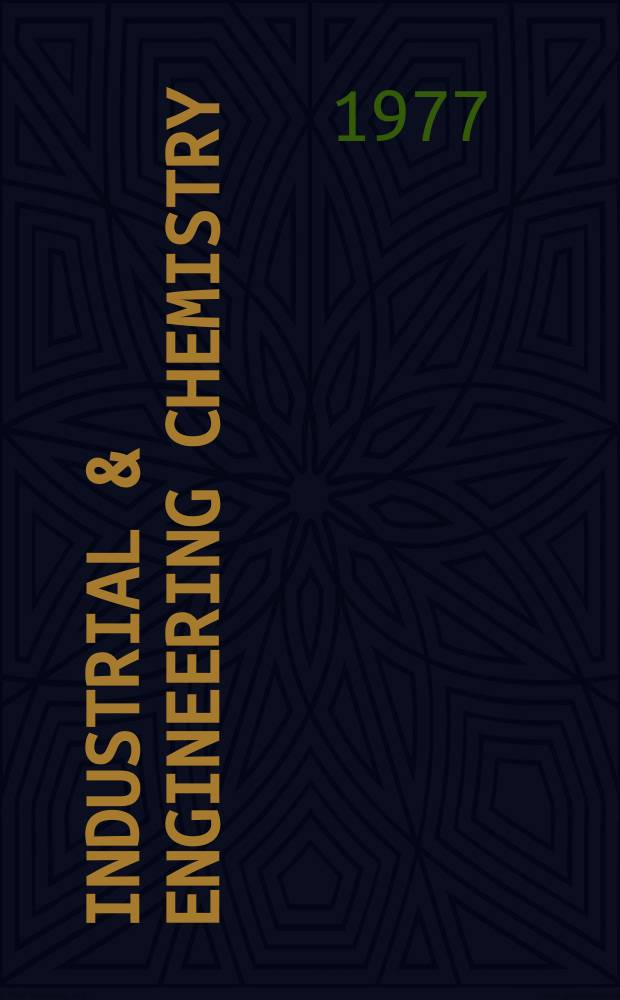 Industrial & engineering chemistry : Publ. quarterly by the Amer. chem. soc. Vol.16, №1 : (Sherwood memorial issue)