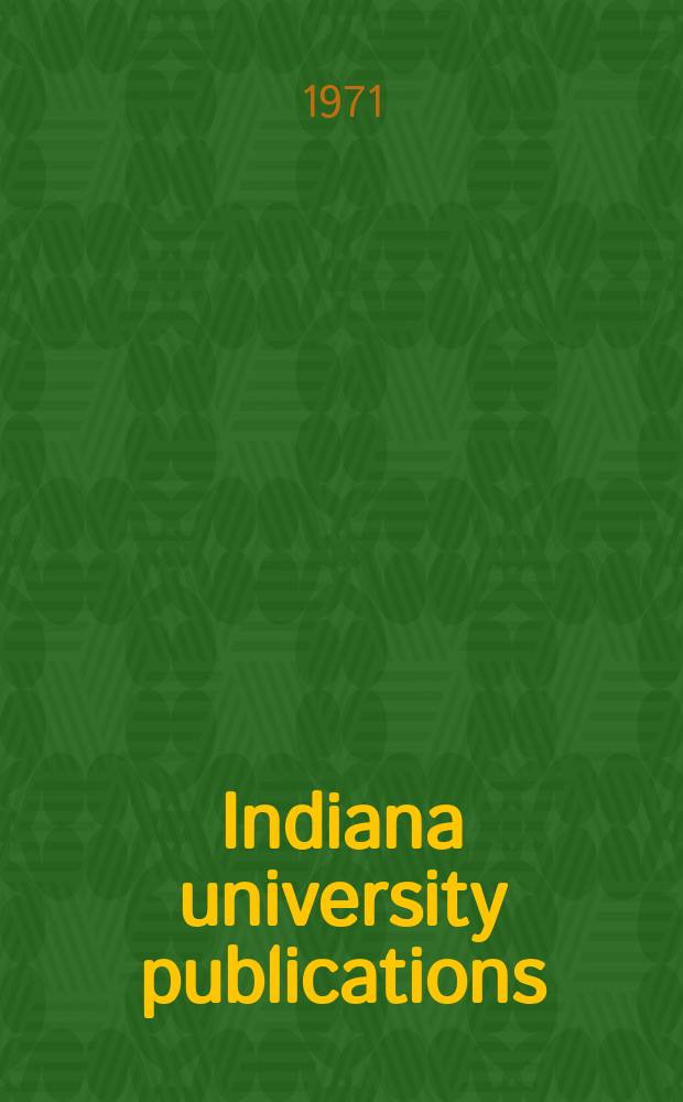 Indiana university publications : Social science series Founded in 1939. №28 : Market power and price levels in the ethical drug