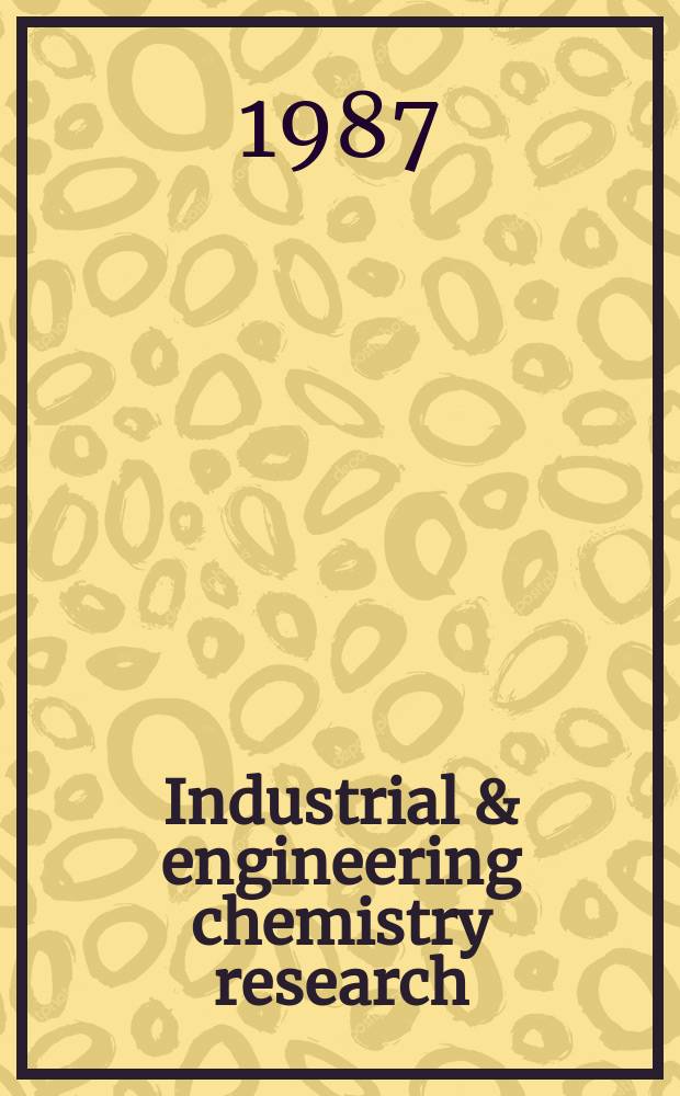 Industrial & engineering chemistry research : Fundamentals : Process design & development : Product research & development