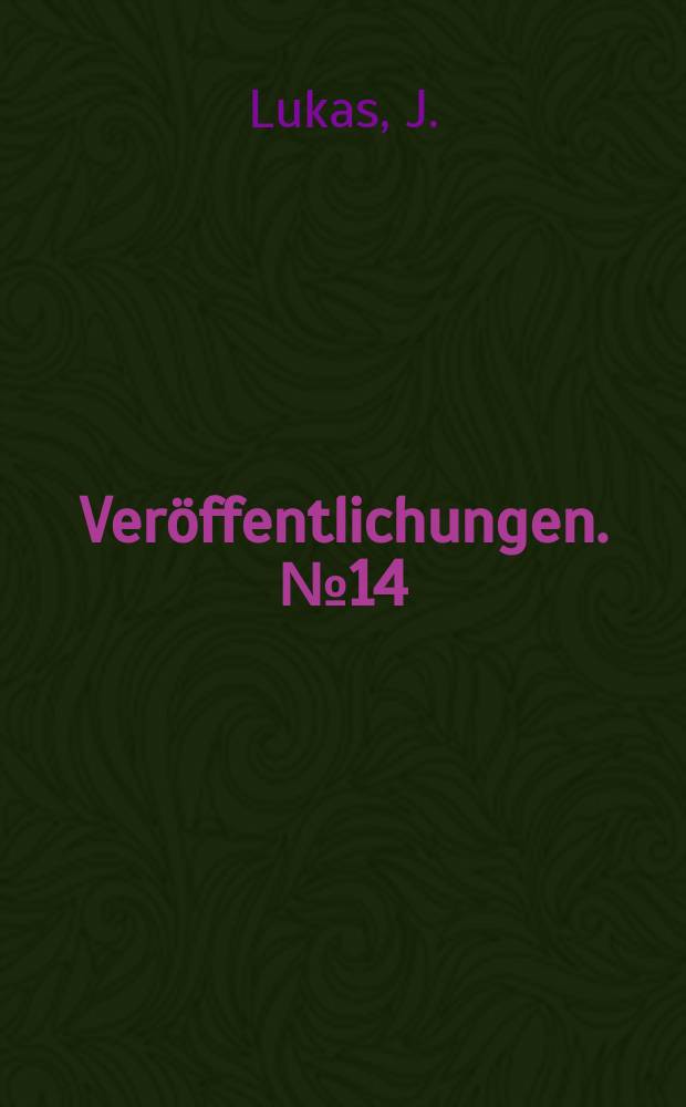 Veröffentlichungen. №14 : Die Sprache der Tubu in der Zentralen Sahara