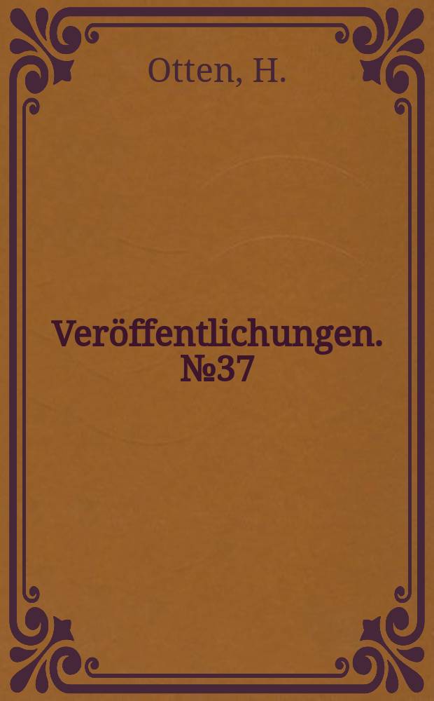 Veröffentlichungen. №37 : Hethitische Totenrituale