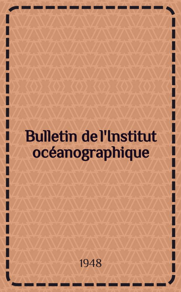 Bulletin de l'Institut oc&eacute;anographique : (Fondation Albert I-er, prince de Monaco). №929 : Sur la spermatogen&egrave;se de Leander treillanus Risso et de Caridina Desmaresti Mill