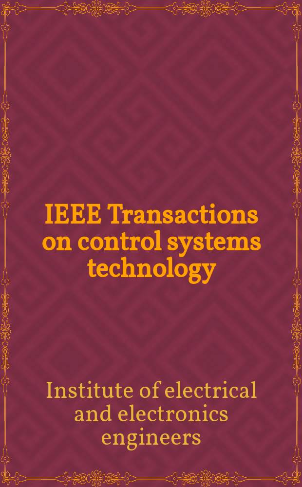 IEEE Transactions on control systems technology