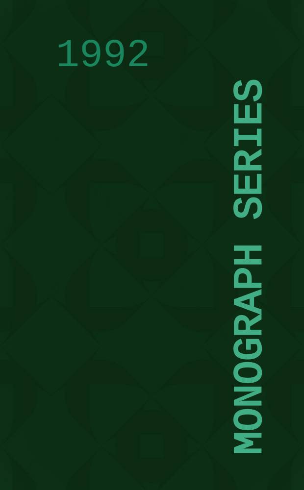 Monograph series