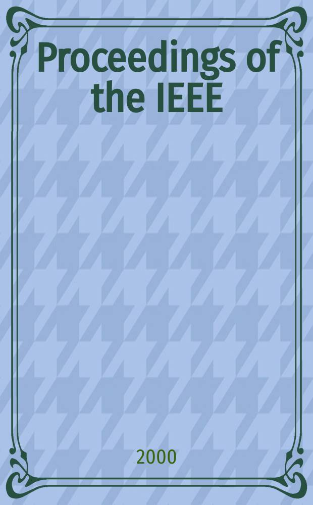 Proceedings of the IEEE : Formerly Proceedings of the IRE Publ. monthly by The Inst. of electrical and electronics engineers. Vol.88, №2 : The Technology of power systems competition