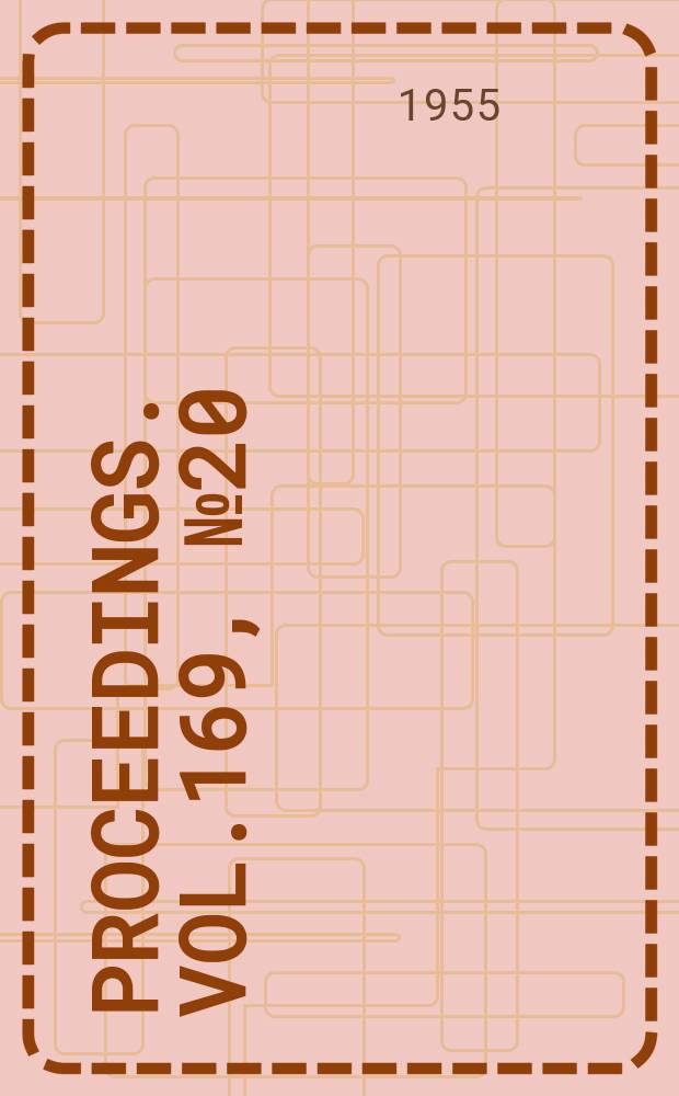 Proceedings. Vol.169, №20 : An analysis of turbulent freely-convection heat-transfer