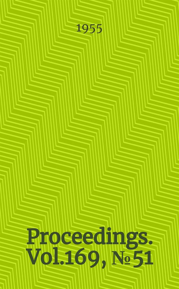 Proceedings. Vol.169, №51 : The analysis of vibrating systems which embody beams in flexure