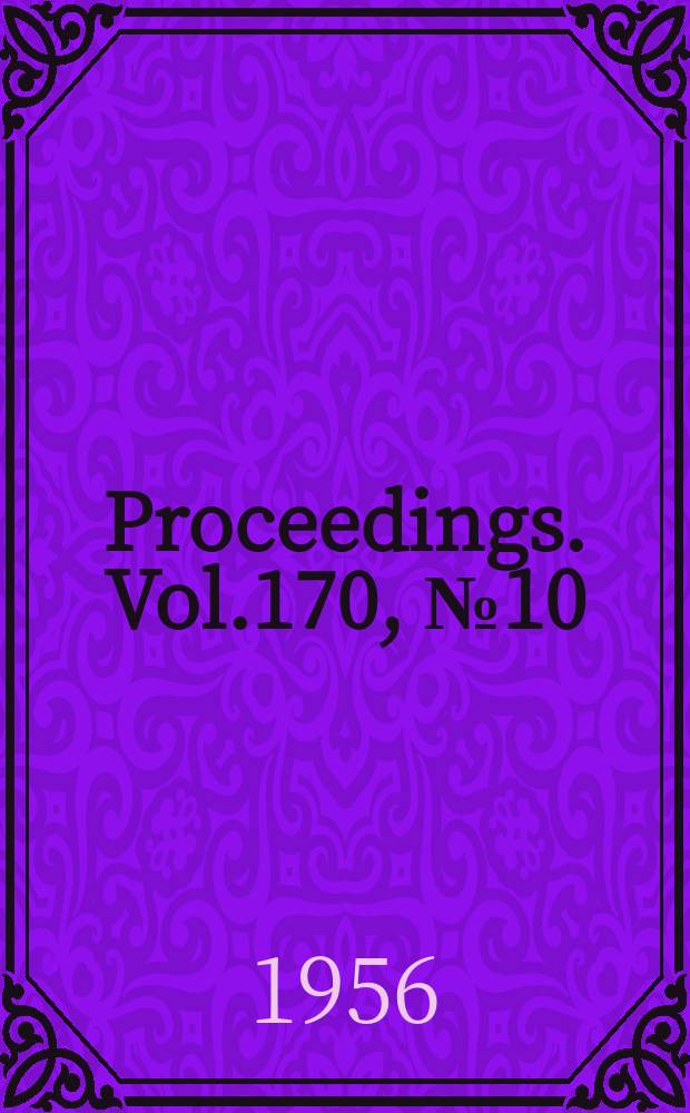 Proceedings. Vol.170, №10 : The use of sodium and of sodium-potassium alloy as a heat-transfer medium