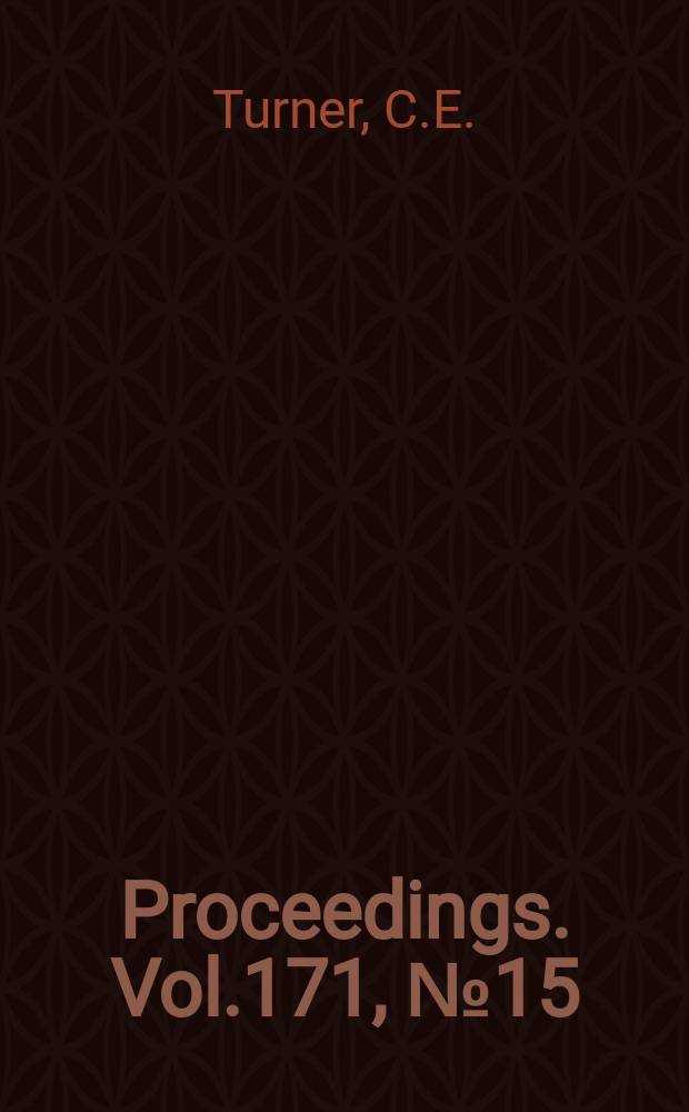 Proceedings. Vol.171, №15 : Examination of the theories for calculating the stresses in pipe bends subjected to - plane bending. Stress and deflexion studies of pipeline expansion bellows