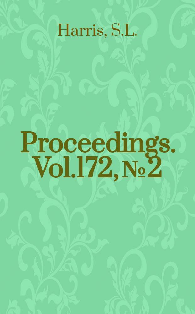 Proceedings. Vol.172, №2 : Dynamic loads on the teeth of gears