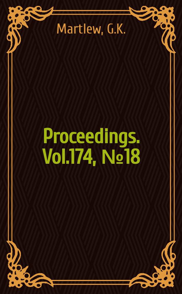 Proceedings. Vol.174, №18 : The development of multi-fuel engines