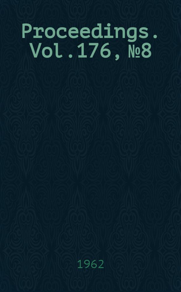 Proceedings. Vol.176, №8 : Performance of grain augers