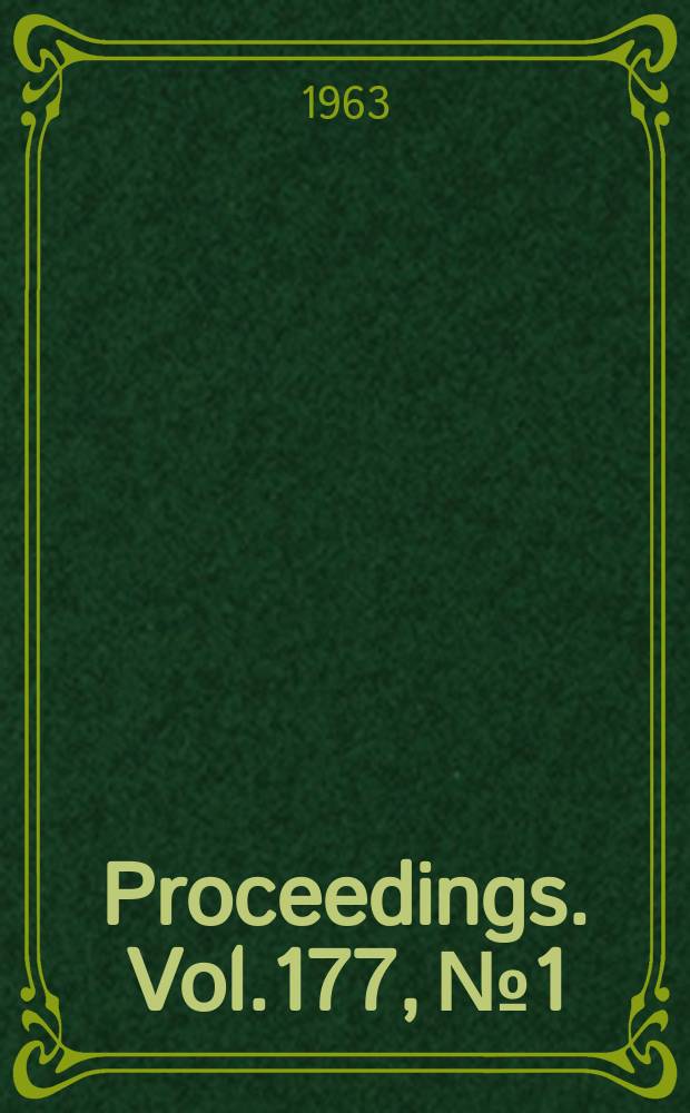 Proceedings. Vol.177, №1 : Acceleration and the critical heat flux in pool boiling heat transfer