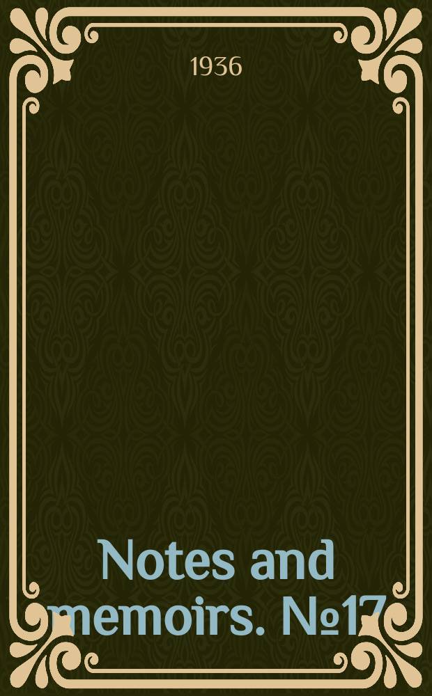 Notes and memoirs. №17 : The fishery grounds near Alexandria