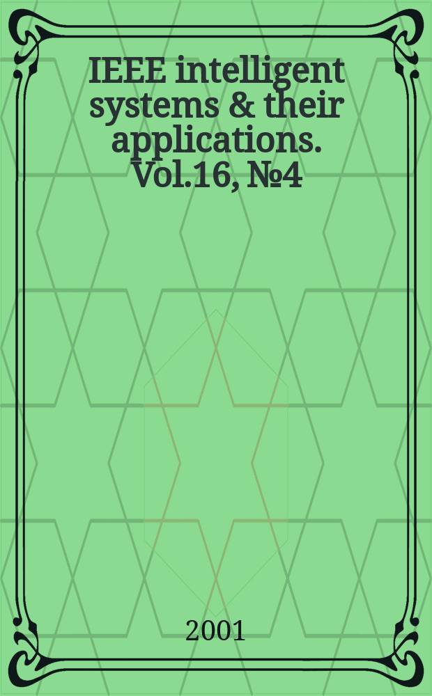 IEEE intelligent systems & their applications. Vol.16, №4
