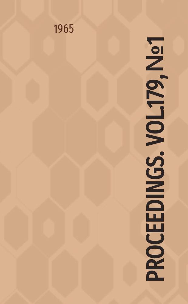Proceedings. Vol.179, №1 : An experimental impact-extrusion machine driven by a linear induction motor