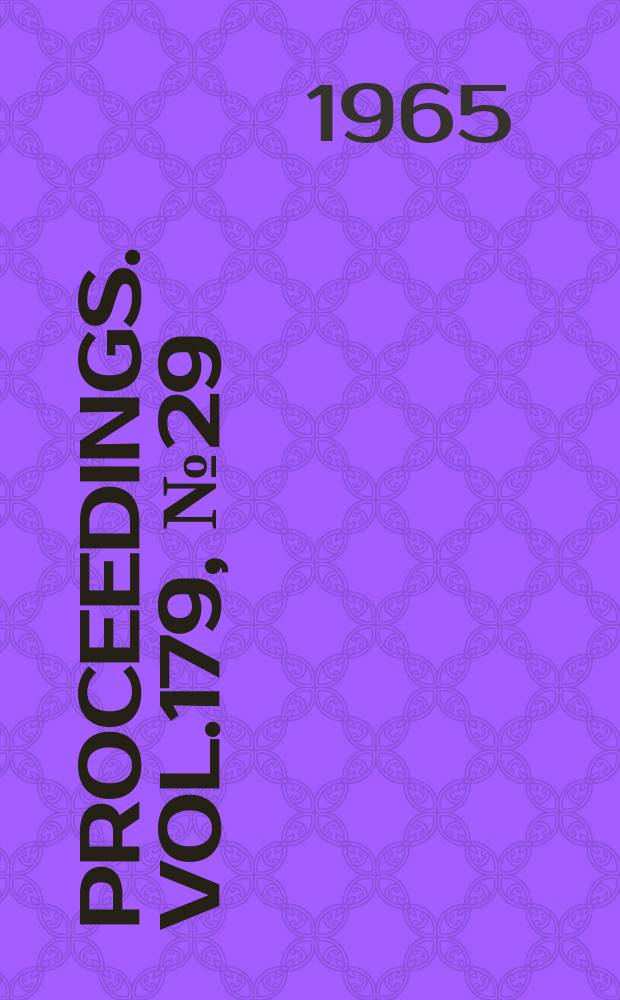 Proceedings. Vol.179, №29 : Further experiment with forget nozzles in pressure vessels