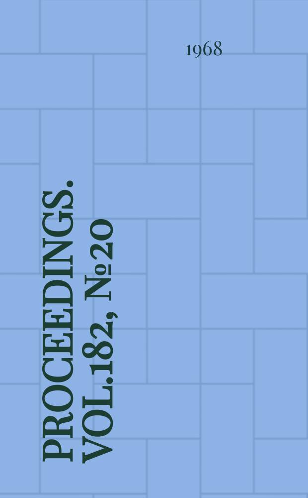 Proceedings. Vol.182, №20 : Research on solid lubricants for use within gas-cooled power reactors