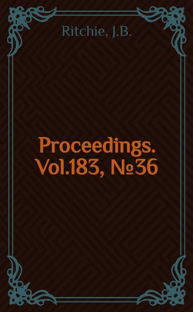 Proceedings. Vol.183, №36 : Geometry and leakage aspects of involute rotors for the roots blower