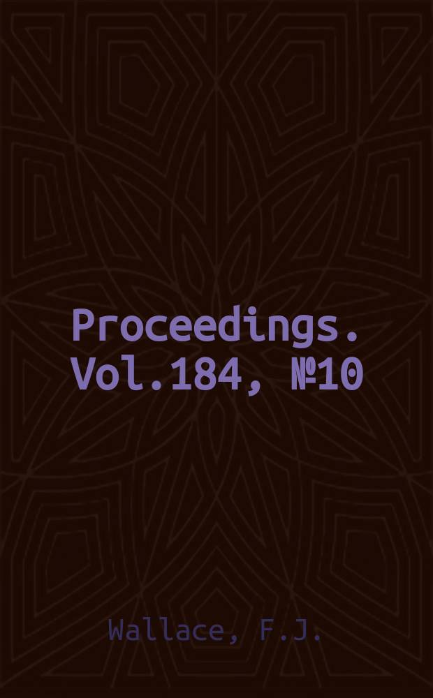 Proceedings. Vol.184, №10 : Performance of inward radial flow turbines under non-steady flow conditions