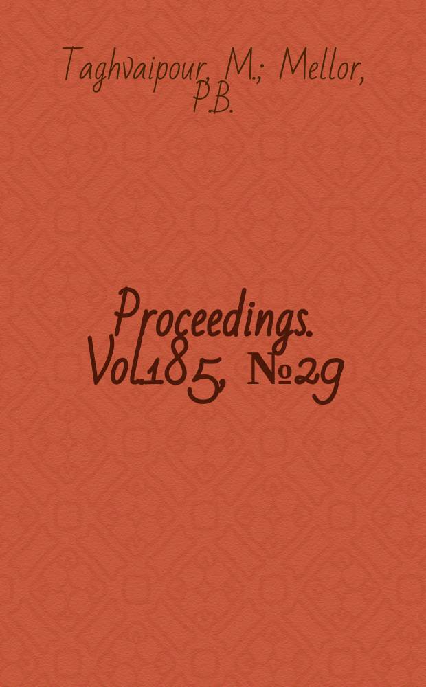 Proceedings. Vol.185, №29 : Plane strain compression of anisotropic sheet metal