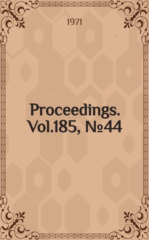 Proceedings. Vol.185, №44 : The Application of finite element techniques to the analysis of an automobile structure