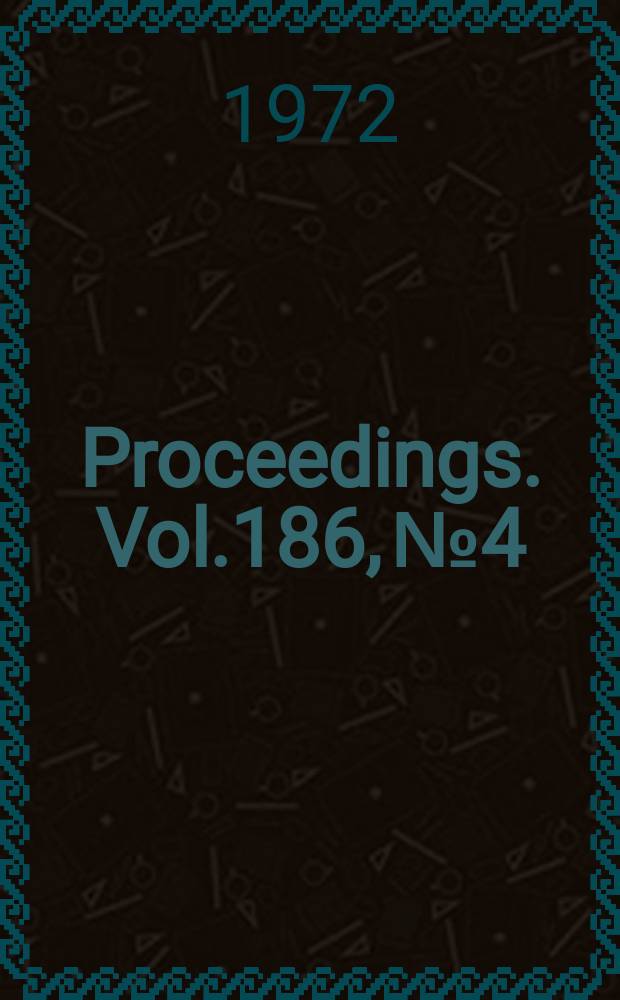 Proceedings. Vol.186, №4 : A simple technique
