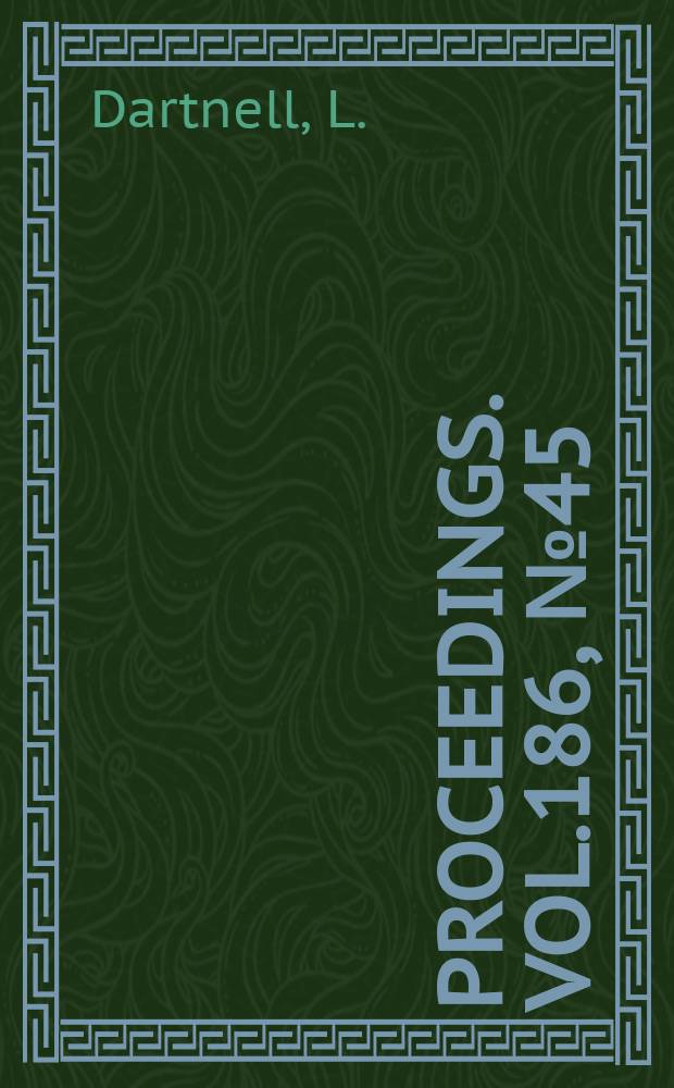 Proceedings. Vol.186, №45 : Hydraulic and thermal...