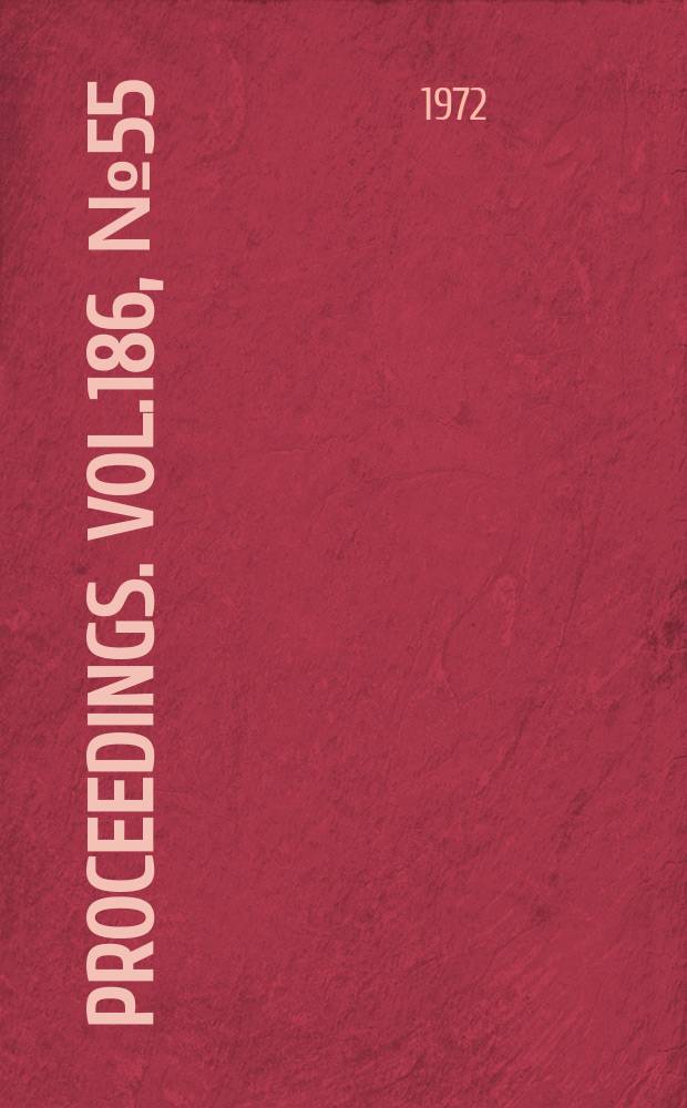 Proceedings. Vol.186, №55 : The dynamic characteristics..