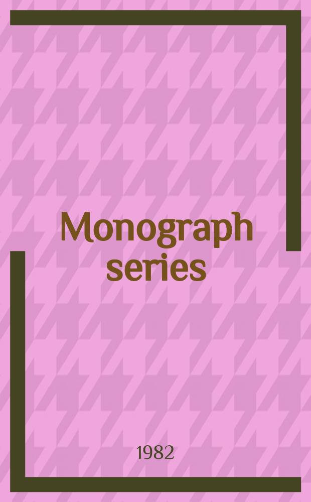 Monograph series