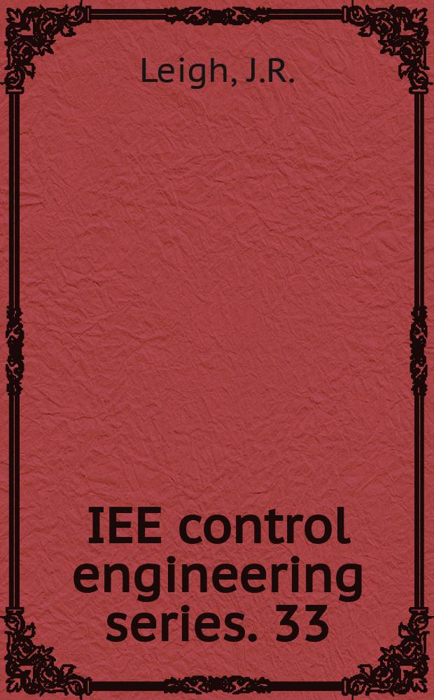 IEE control engineering series. 33 : Temperature measurement & control