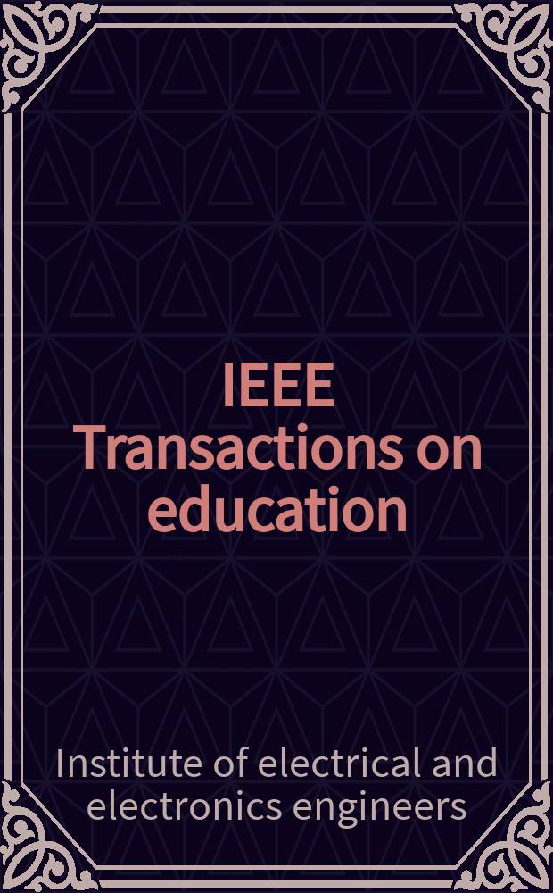 IEEE Transactions on education