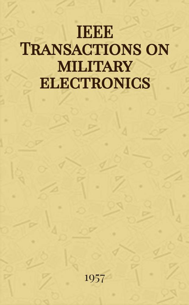 IEEE Transactions on military electronics