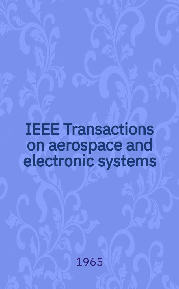 IEEE Transactions on aerospace and electronic systems