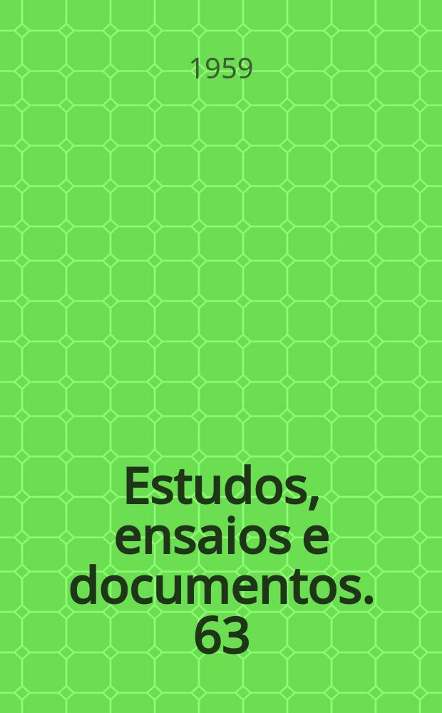 Estudos, ensaios e documentos. 63 : O feijão de Angola