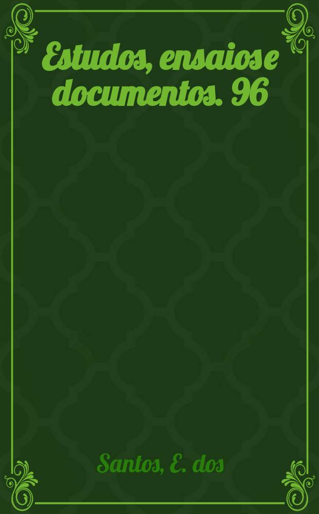 Estudos, ensaios e documentos. 96 : Sobre a religião dos quicos