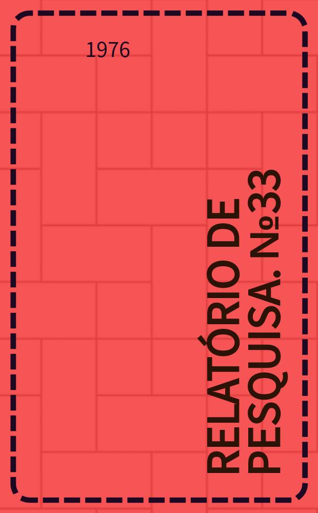 Relatório de pesquisa. №33 : A transferência do imposto ...