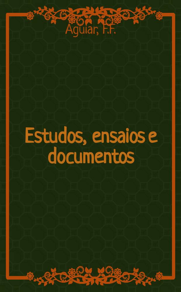 Estudos, ensaios e documentos : Trabalhos de geodesia espacial