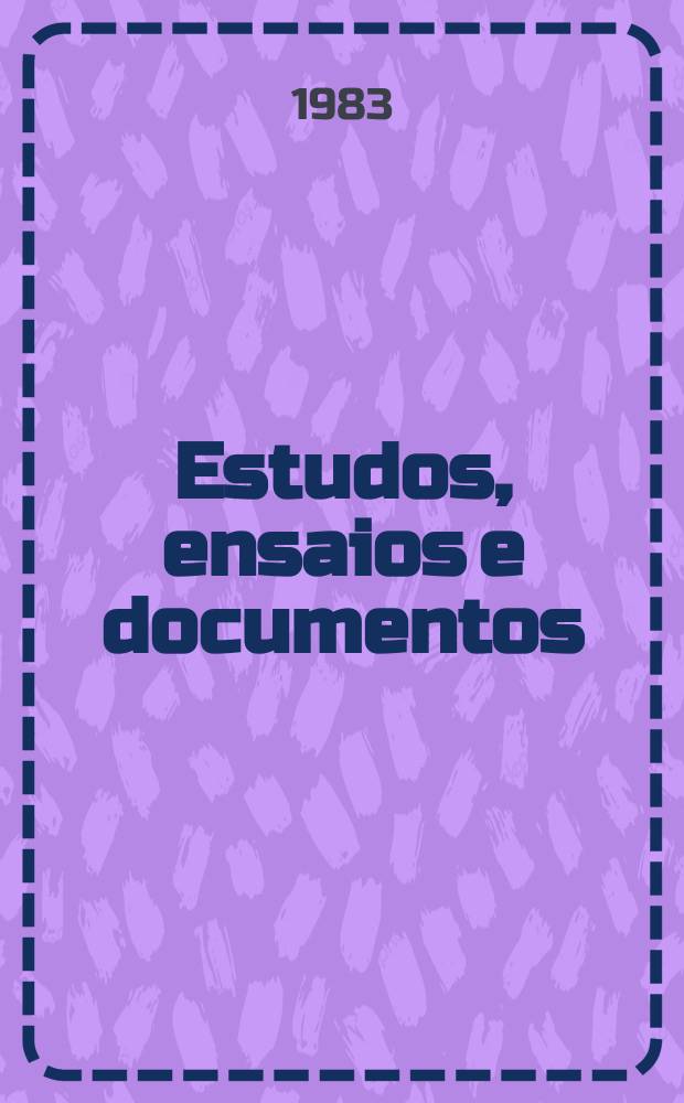 Estudos, ensaios e documentos : Programação petrotectónica ...