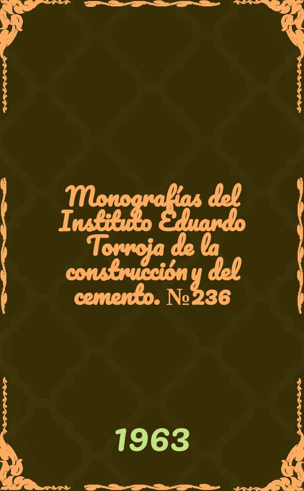 Monografías del Instituto Eduardo Torroja de la construcción y del cemento. №236 : Fundamentos matemáticos para la resolución de sistemas de ecuaciones lineales por iteración. Los métodos iterativos en la solución del problema estructural