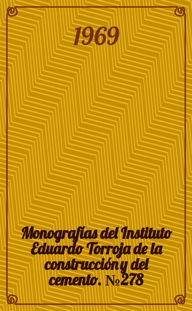 Monografías del Instituto Eduardo Torroja de la construcción y del cemento. №278 : Identificación de áridas por vía microscópica. Estudio de la fracción arenosa de las arcillas por vía microscópica